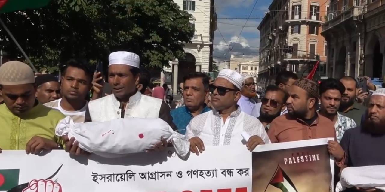 italya gazzede soykirimin durdurulmasi icin sokaga cikti TuFvTa8i