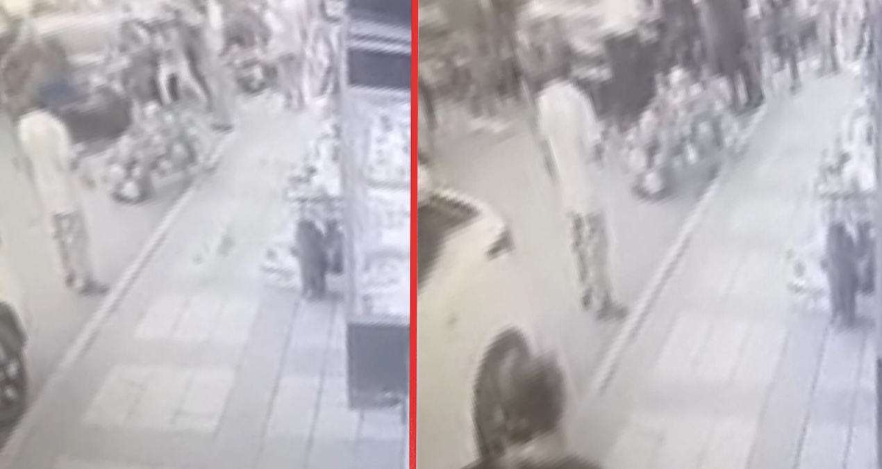 konvoydakilere tepki gosterdi engelli kizinin yaninda dovduler JHJAwuWK