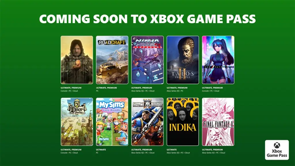 Xbox Game Pass - Ocak İkinci Yarı Oyunları