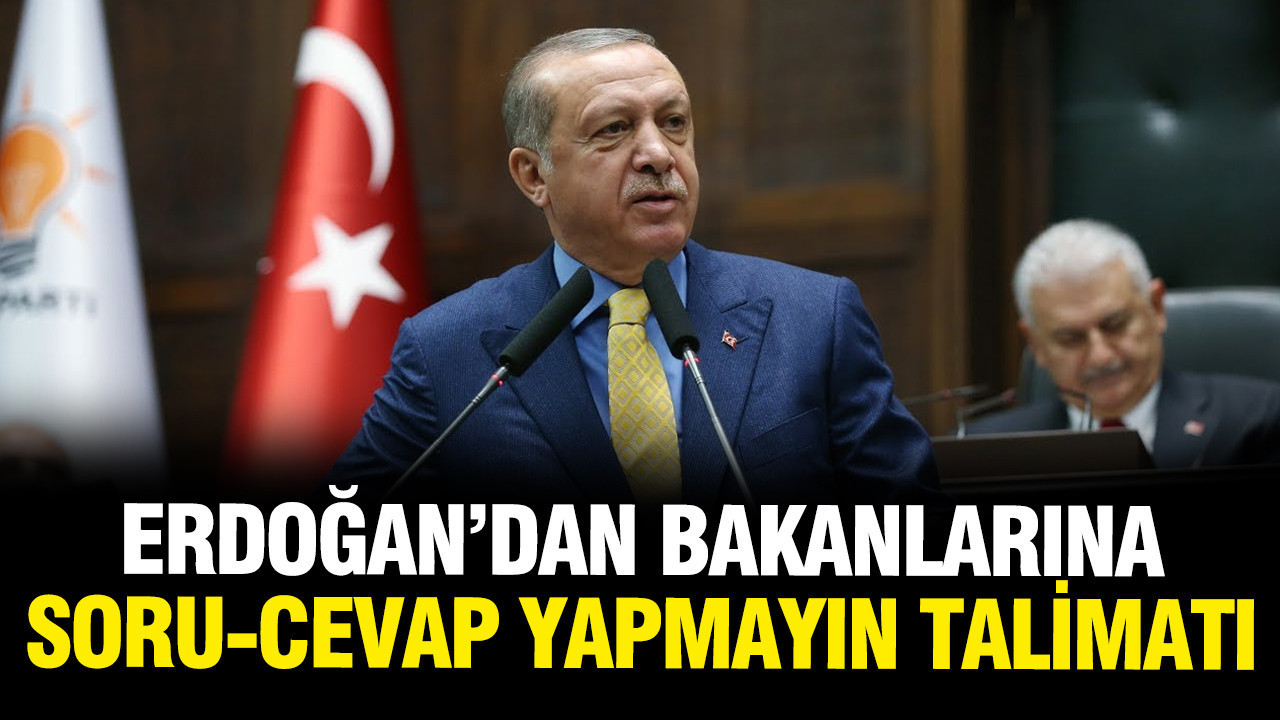 Erdoğan’dan Bakanlara: “Basınla Soru-Cevap Yapmayın” Talimatı